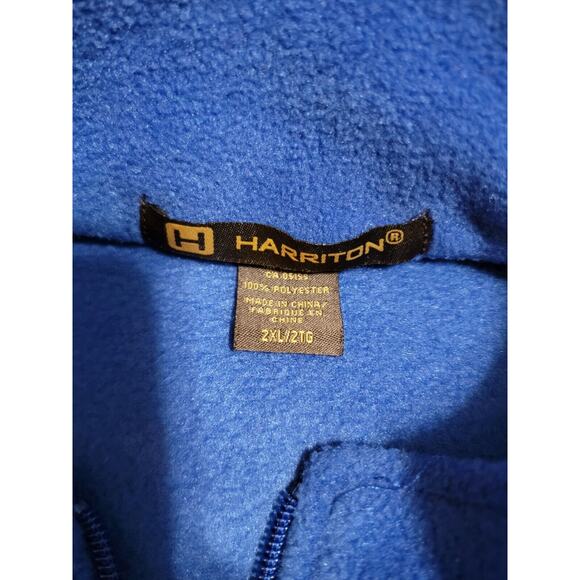 Harrington Full Zip Fleece Jacket Legion Post 10 American Veteran Pow Mia 2XL - Picture 4 of 7